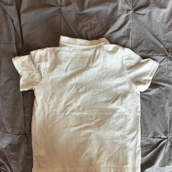 Vineyard Vines Kids/Boys Medium White Polo Shirt - Picture 4 of 5